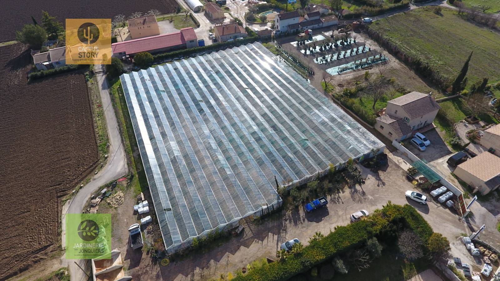 Jardinerie Aubagne vue du ciel